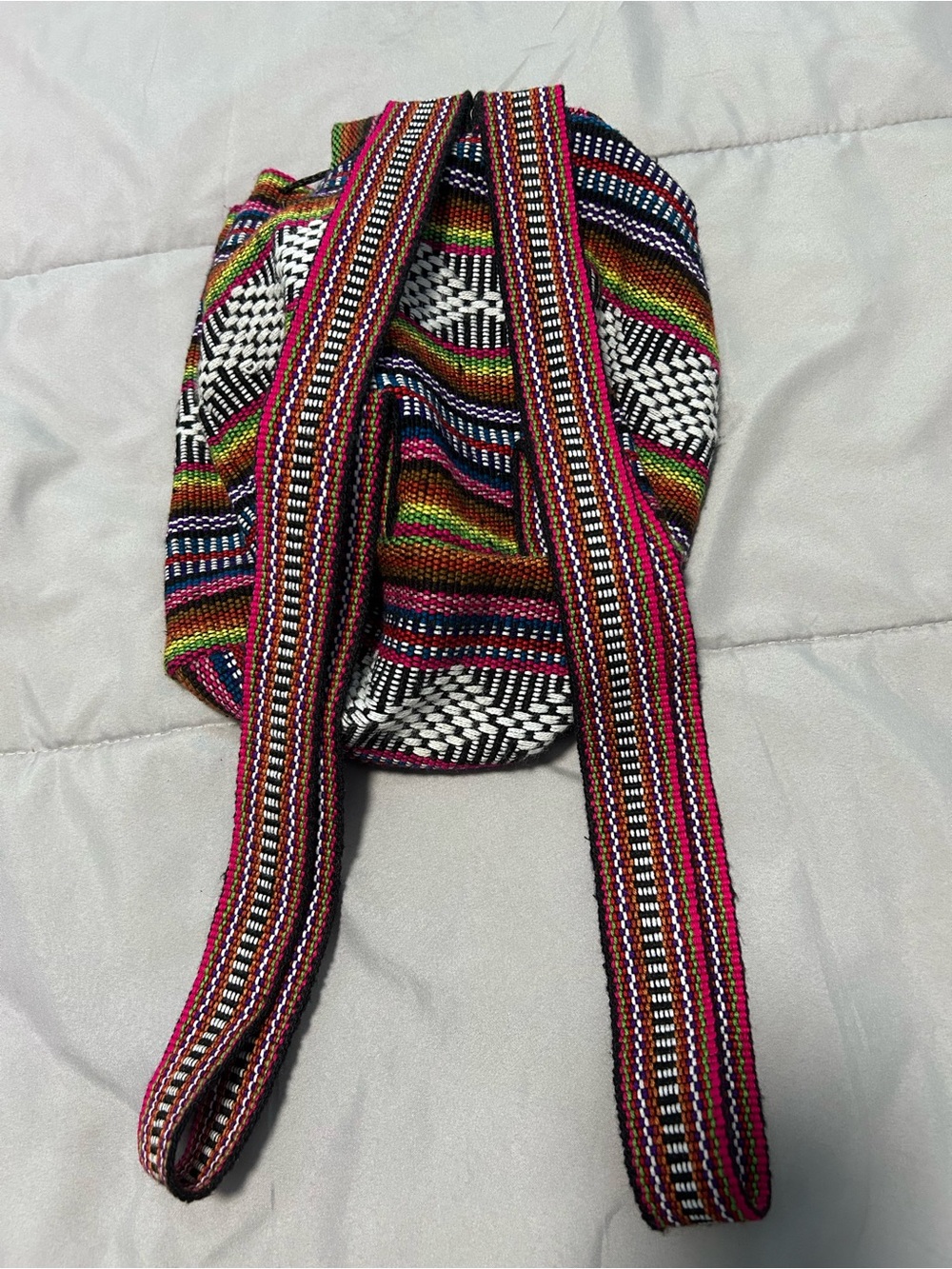 Pinzon Multicolor Festival Backpack Made in Mexico - Picture 6 of 14